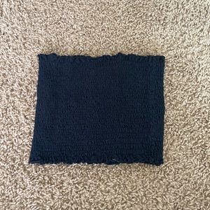 Black garage tube top